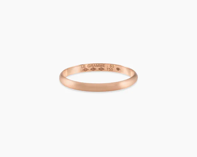 le-gramme-bague-demi-jonc-la-2g-finition-bross-e image 1