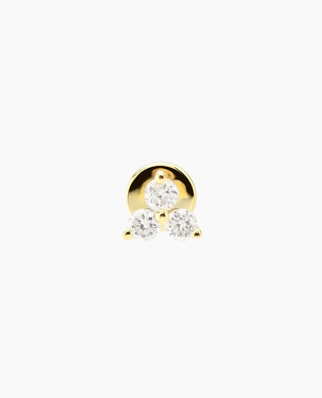 pers-e-paris-piercing-triangle-mini-boucle-d-oreille-or-18-carats-diamant image 1