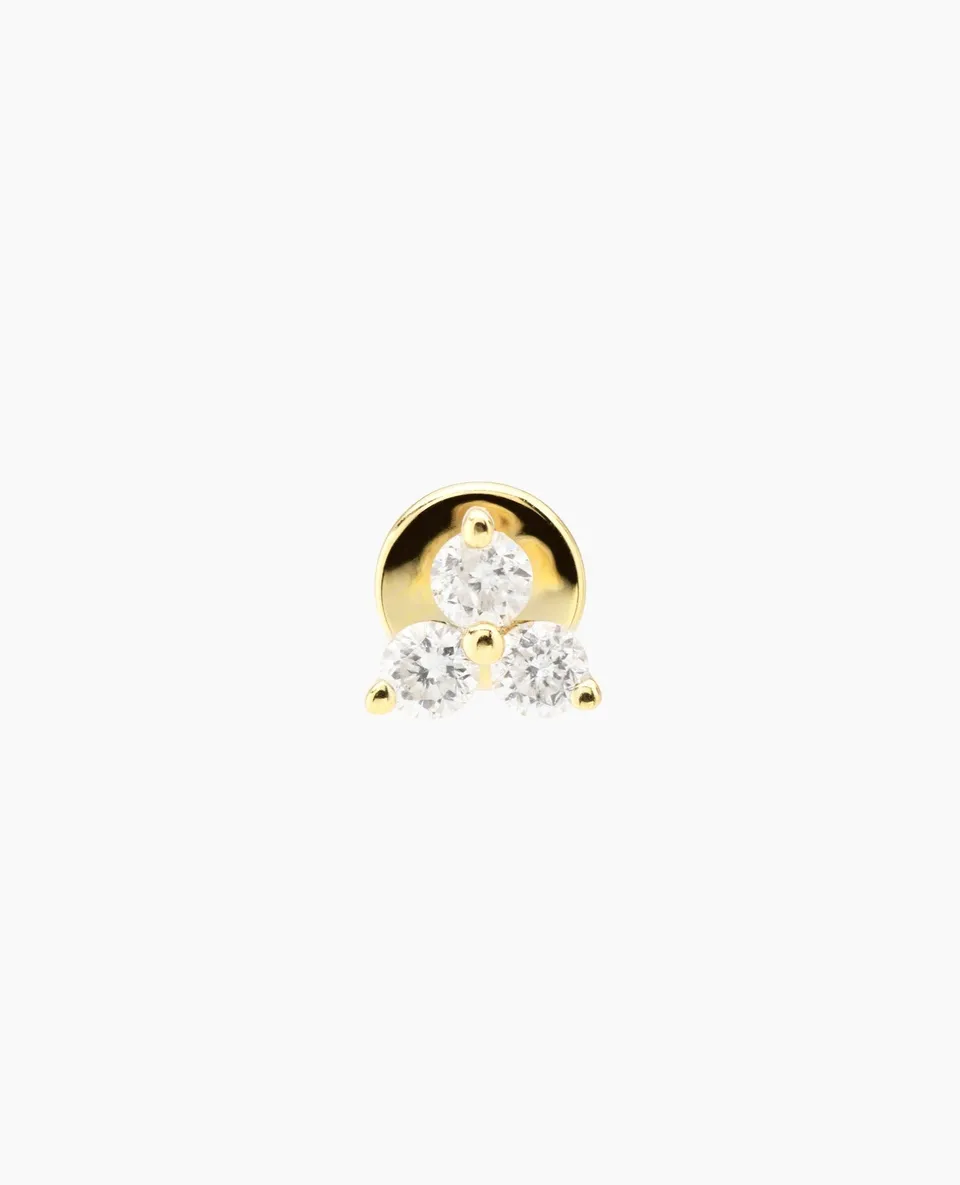 pers-e-paris-piercing-triangle-mini-boucle-d-oreille-or-18-carats-diamant image 1