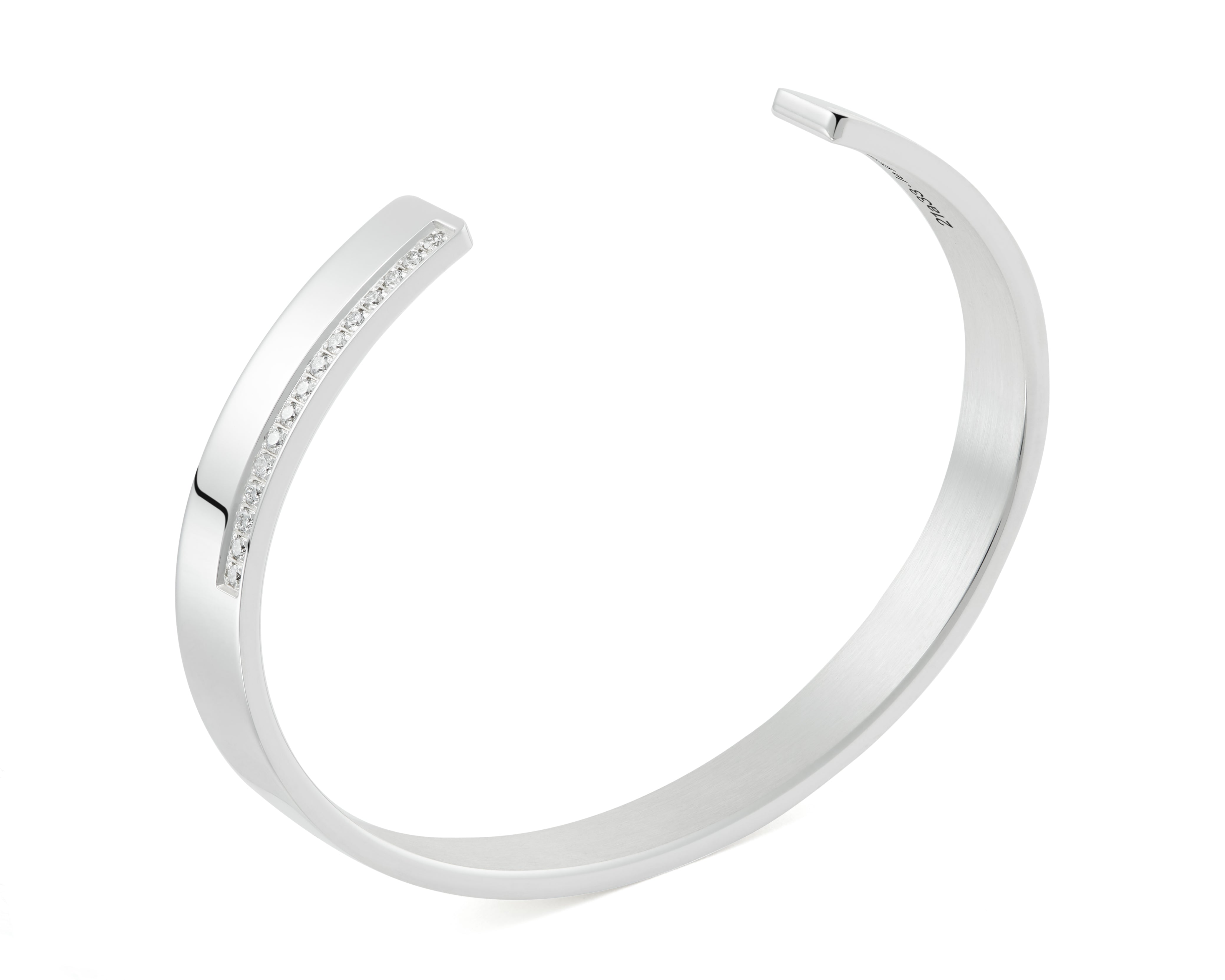 le-gramme-bracelet-ruban-le-20g-serti-diamants-argent-7-mm image 2