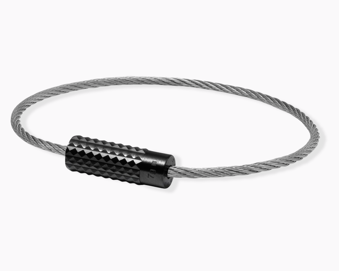 le-gramme-bracelet-c-ble-guilloch-pyramide-le-7g-c-ramique-noire image 2