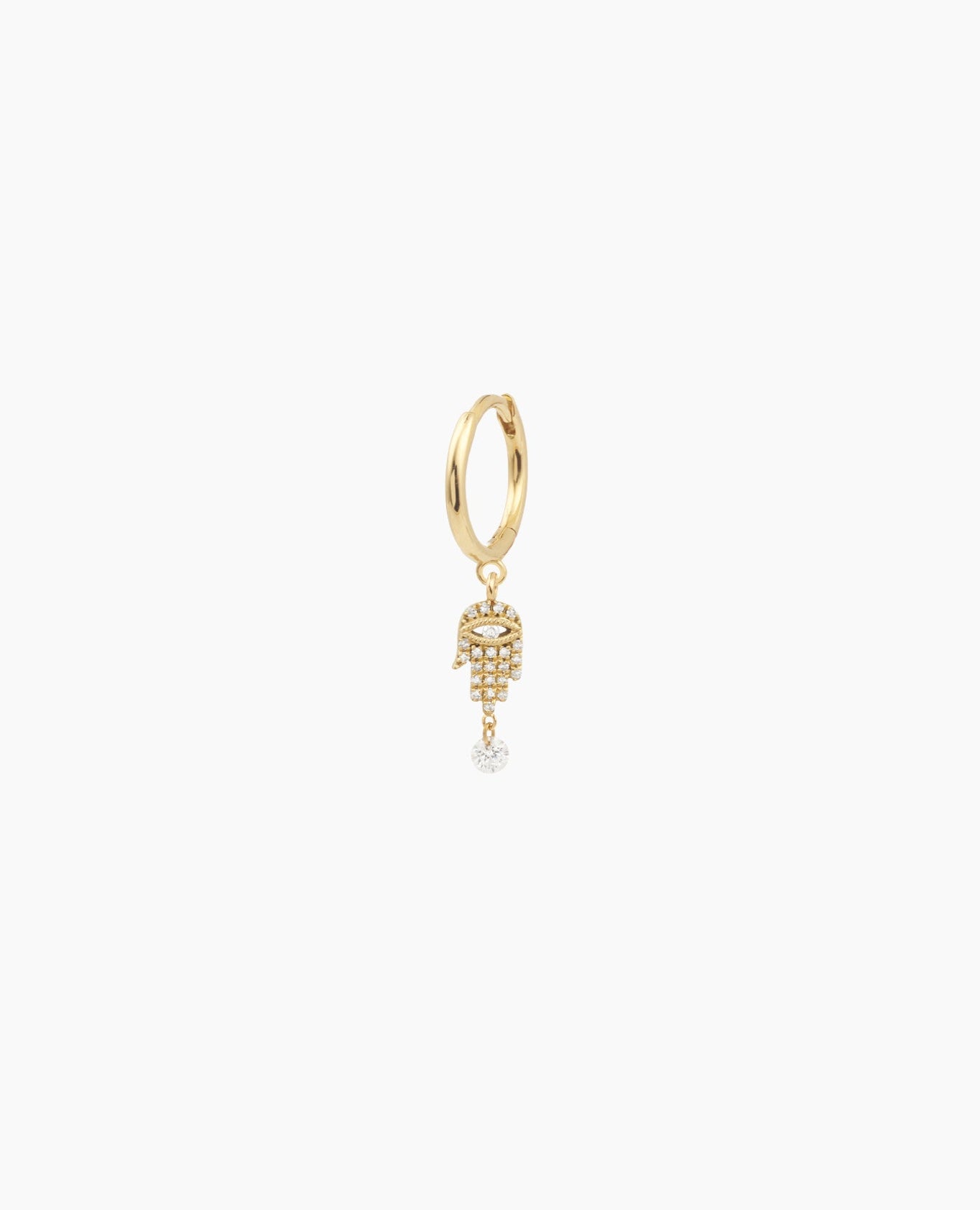pers-e-paris-boucle-d-oreille-s-l-n-anneau-fatma-or-18-carats-pav-e-diamants-dia image 1
