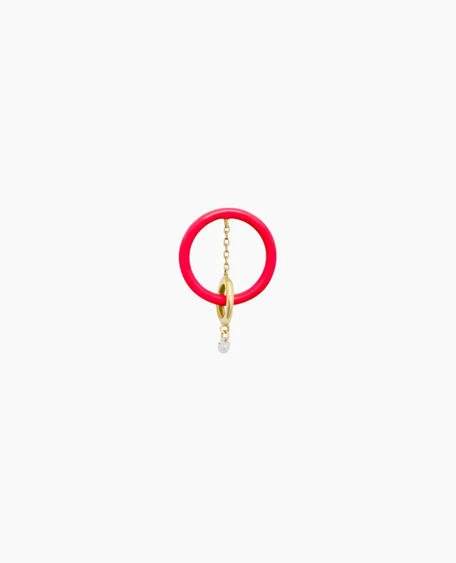 pers-e-paris-boucle-d-oreille-enamel-orbite-rose-or-18-carats-mail-et-diamant image 1