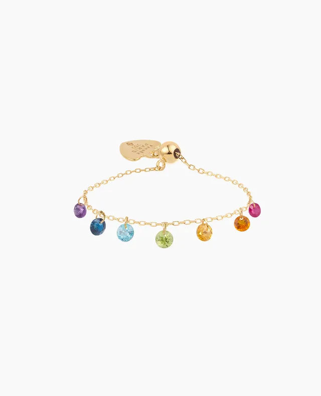 pers-e-paris-bague-chakras-or-18-carats-pierres-fines-ajustable-48-59 image 1