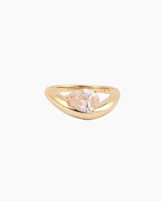 pers-e-paris-bague-wave-diamant-rose-or-9-carats image 1