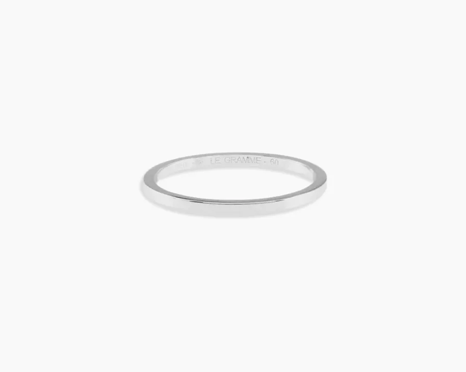 le-gramme-bague-ruban-la-2g-or-blanc-750-poli-1-4-mm image 1