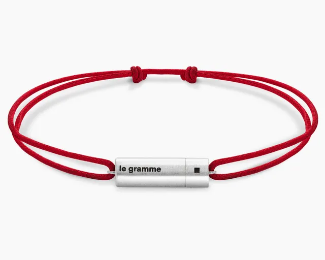 le-gramme-bracelet-cordon-c-ble-rouge-le-5g-taille-s2 image 1