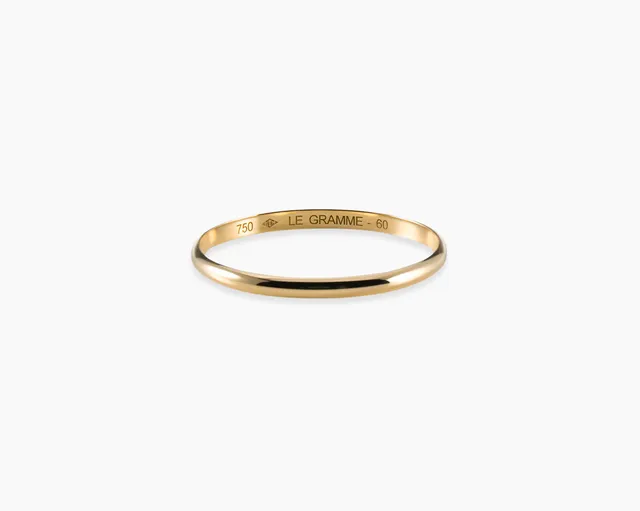 le-gramme-bague-demi-jonc-la-1g-or-jaune-750-poli image 1