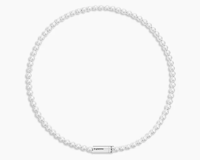 le-gramme-collier-beads-le-51g-argent-perles-5-mm image 1