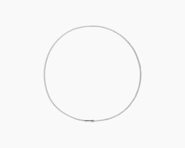 le-gramme-collier-c-ble-sur-cha-ne-le-27g-argent-poli image 1