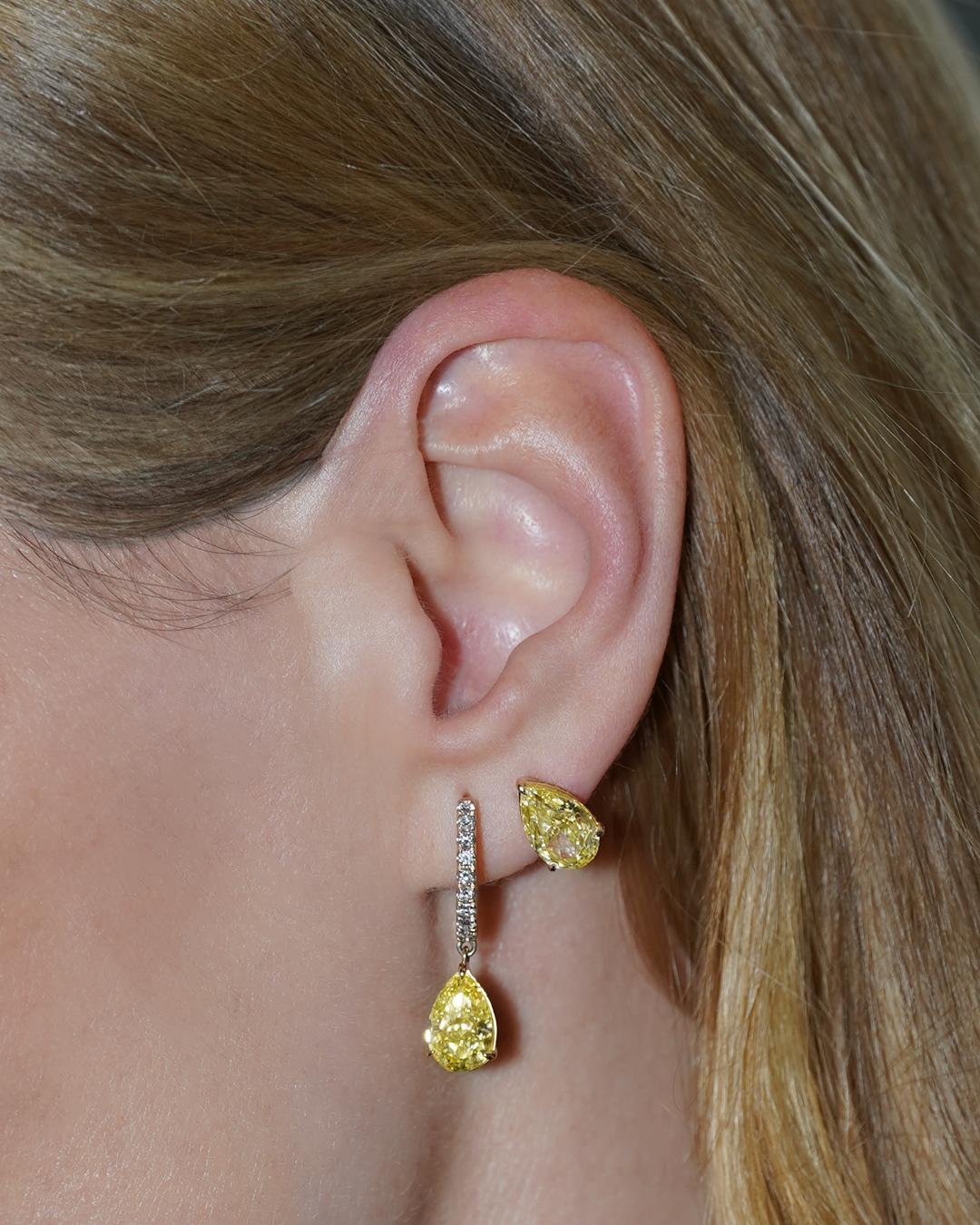 pers-e-paris-mono-boucle-d-oreille-iris-diamant-jaune-or-9-carats image 2