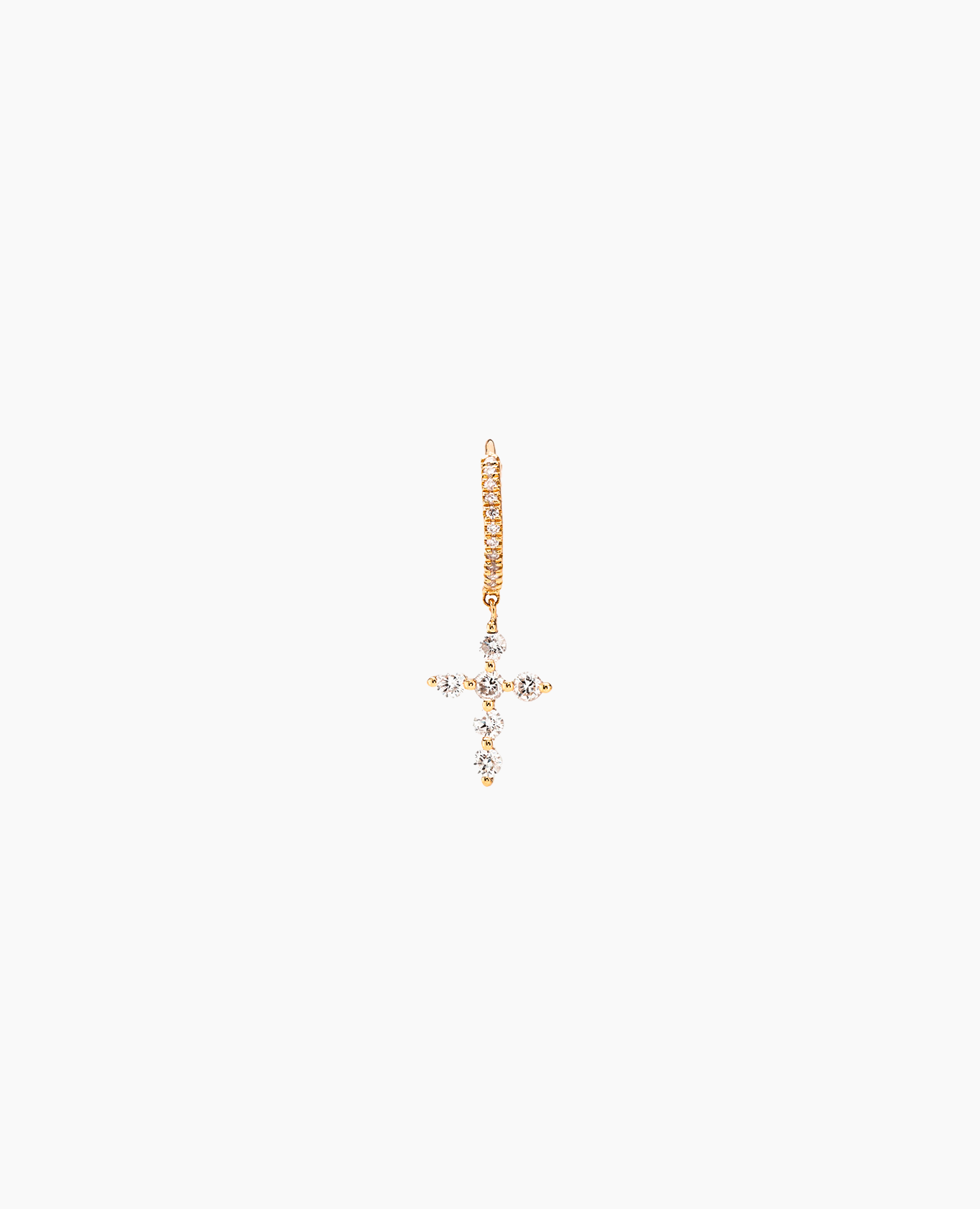 pers-e-paris-piercing-croix-pav-e-mini-boucle-d-oreille-or-18-carats-diamant image 3