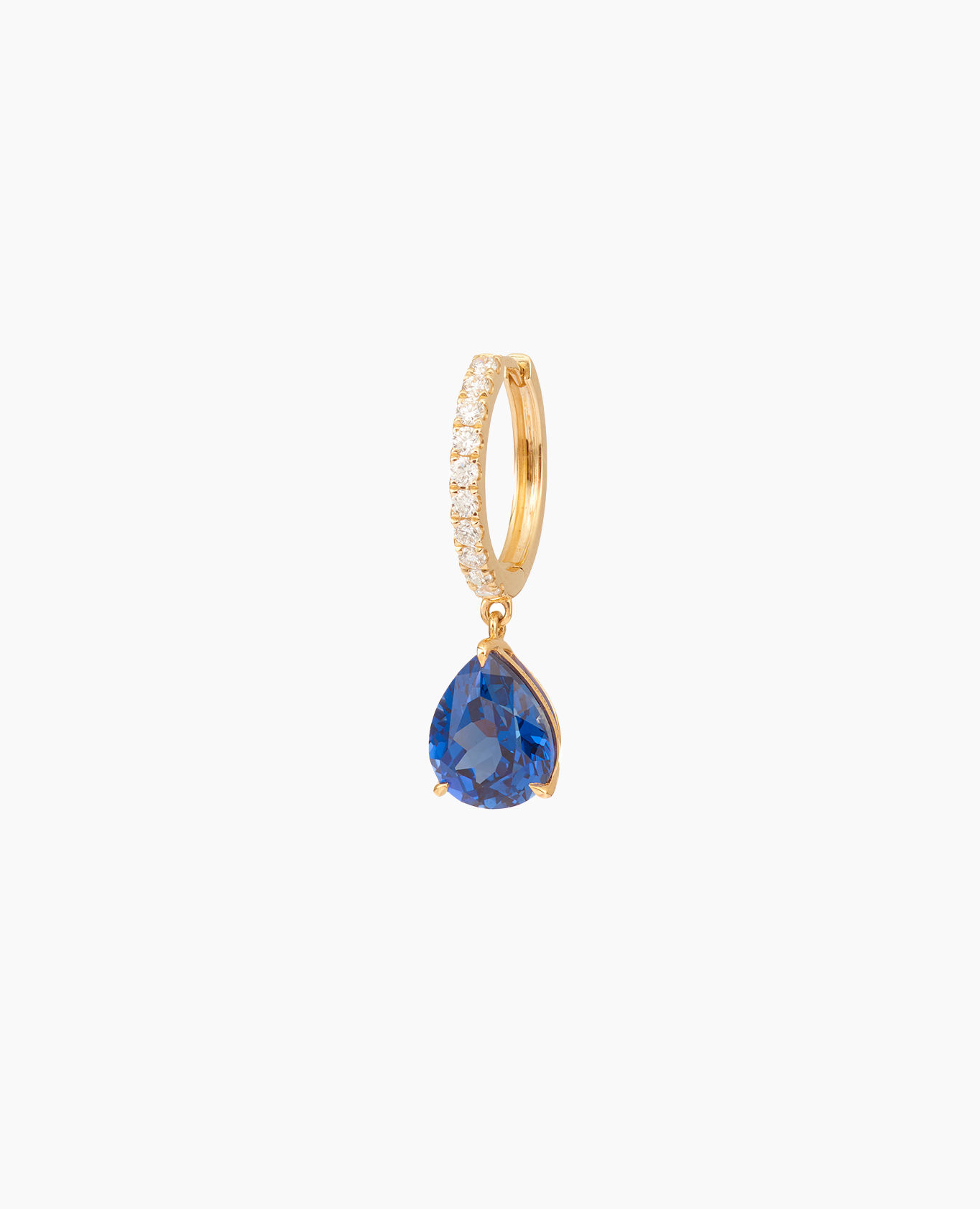 pers-e-paris-mono-boucle-cr-ole-iris-saphir-poire-or-9-carats-et-saphir-laborato image 3