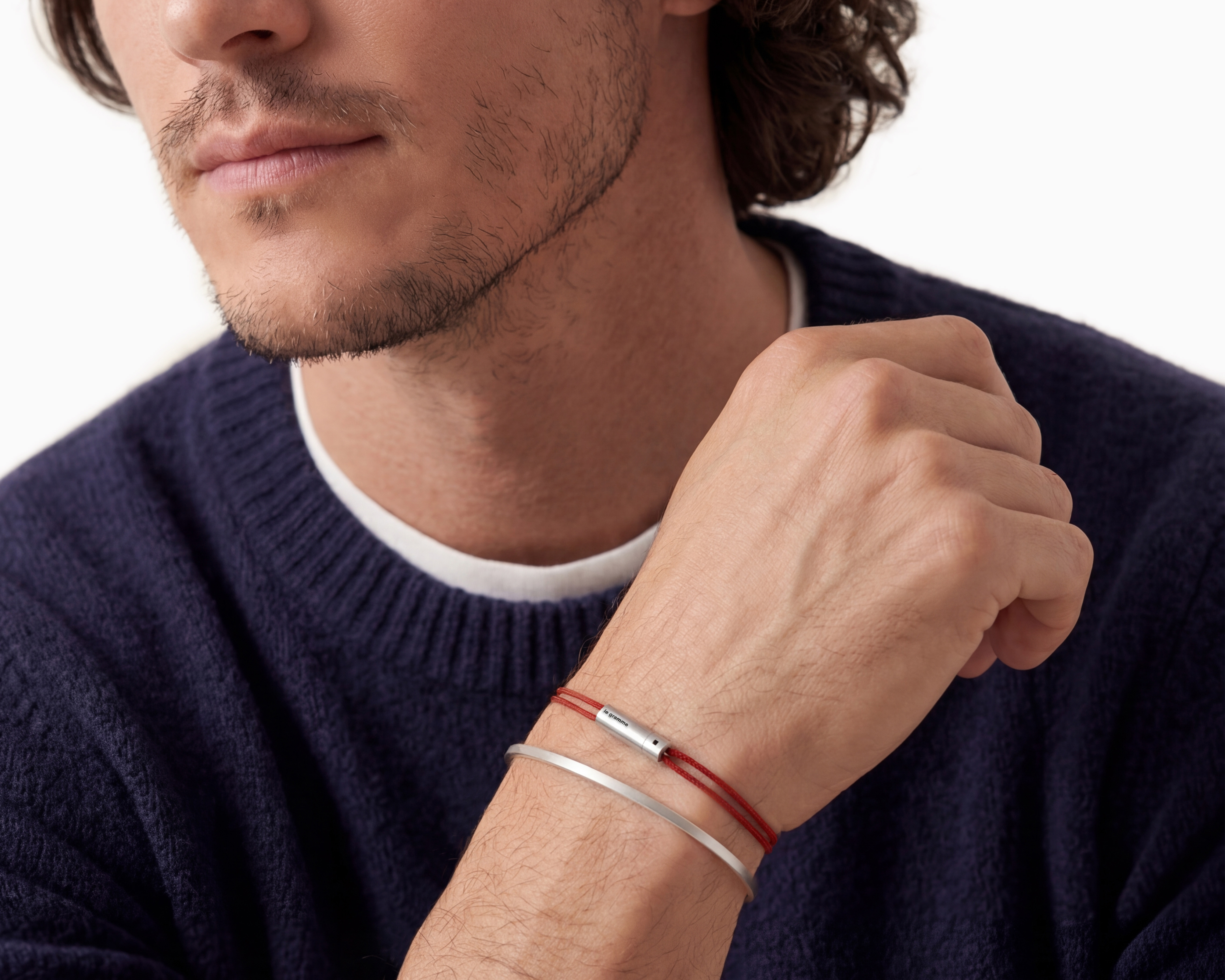 le-gramme-bracelet-cordon-c-ble-rouge-le-5g-taille-s2 image 3