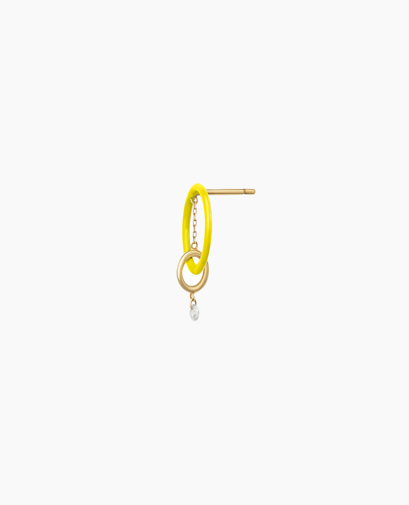 pers-e-paris-boucles-d-oreille-enamel-orbite-jaune-or-18-carats-diamant-l-unit image 1
