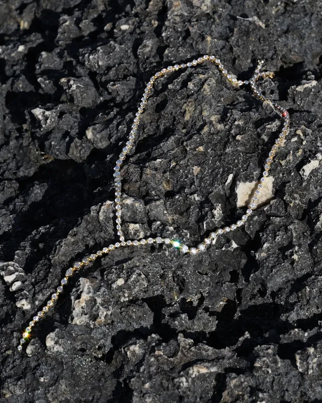 pers-e-paris-tennis-collier-rivi-re-un-diamant-or-18-carats image 1