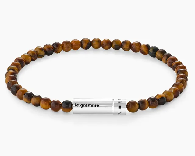 le-gramme-bracelet-beads-oeil-de-tigre-le-9g-taille-s2 image 1
