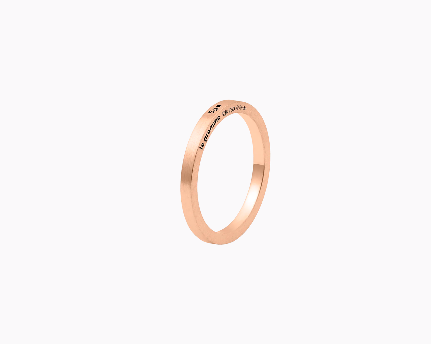 le-gramme-bague-ruban-la-5g-anneau-plat-2-3mm-collection-ruban image 2