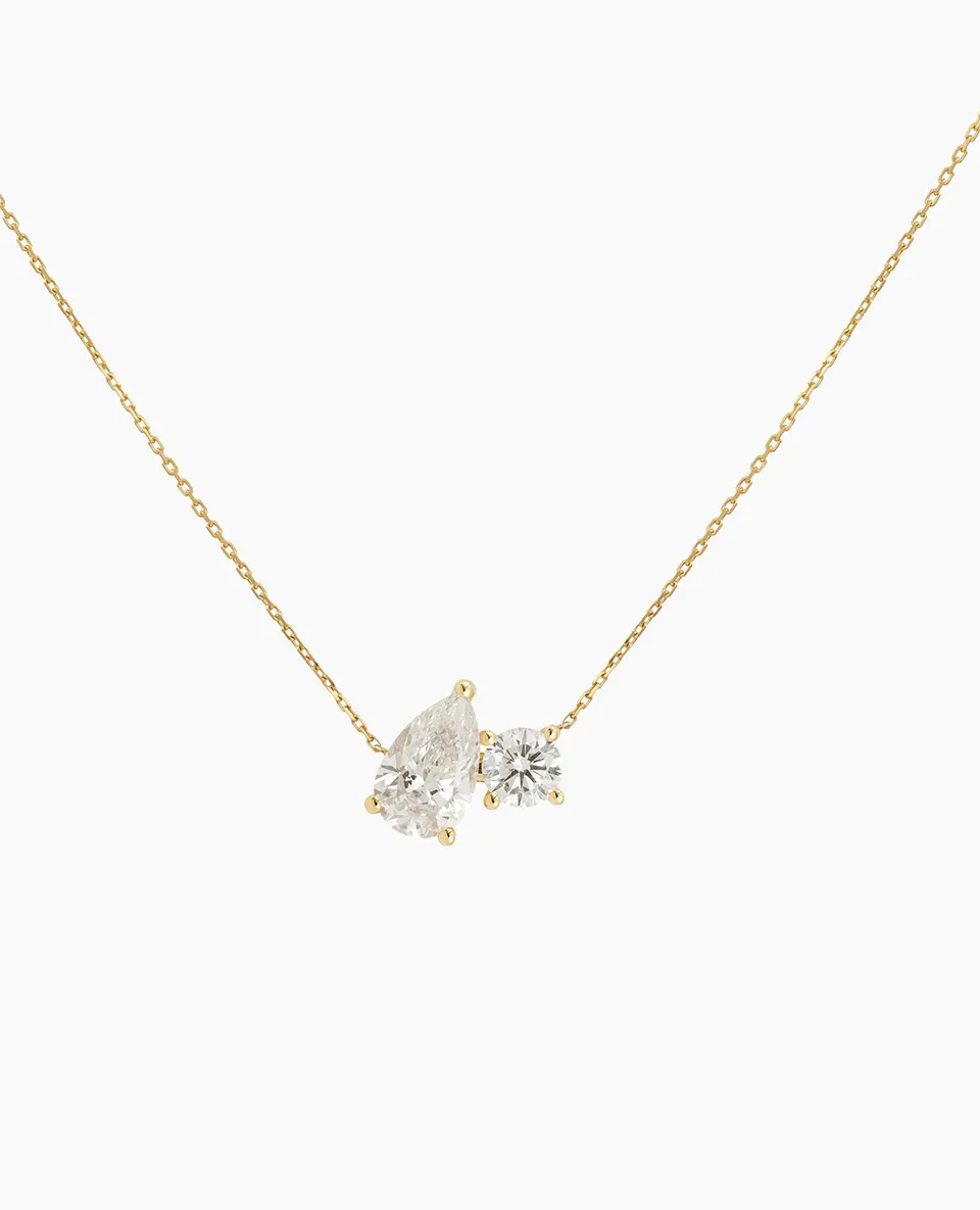 pers-e-paris-collier-toi-et-moi-bridal-collier-or-9-carats-diamants-laboratoire image 1