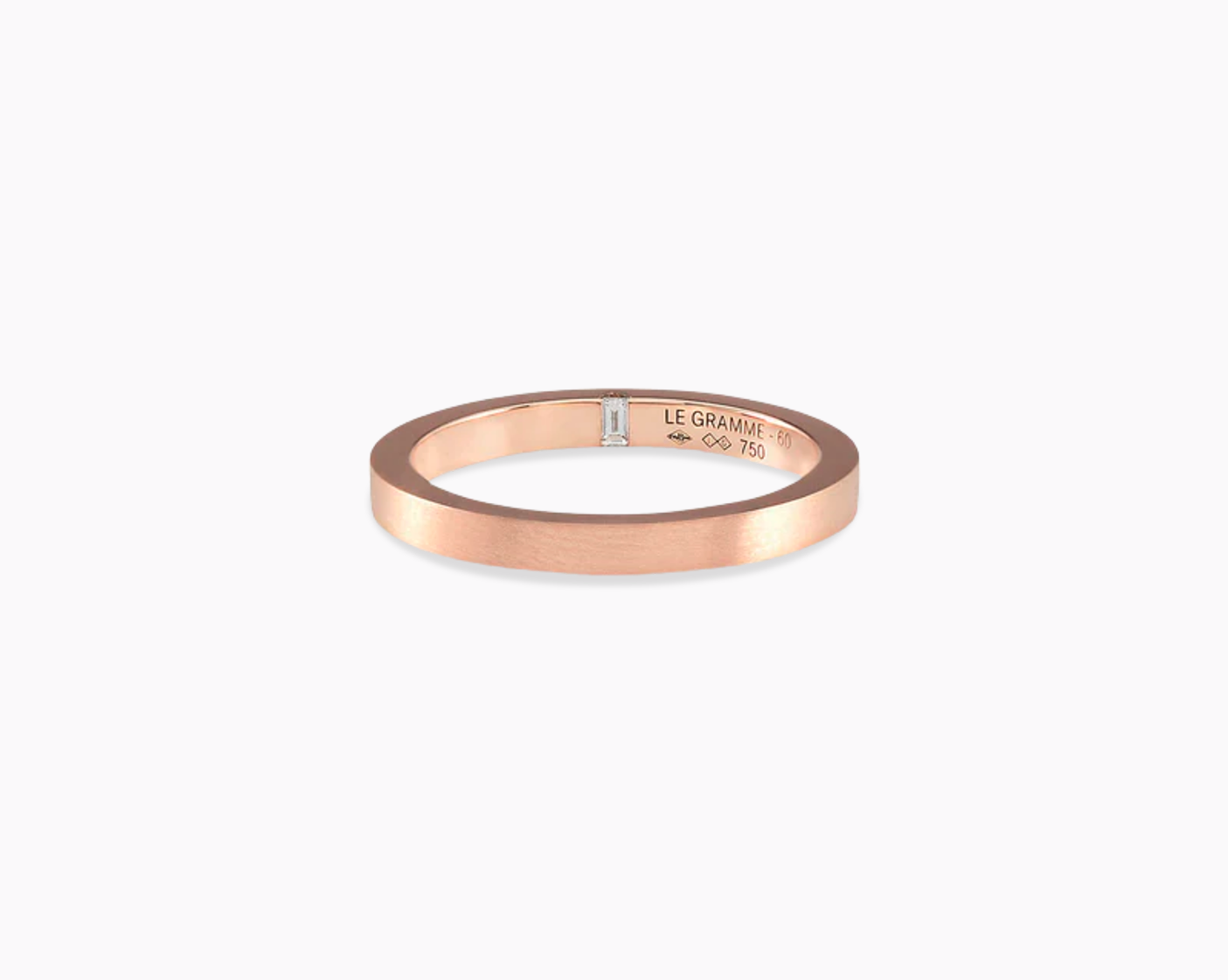 le-gramme-bague-ruban-2-mm-la-5g-sertie-diamant-bross-2 image 1