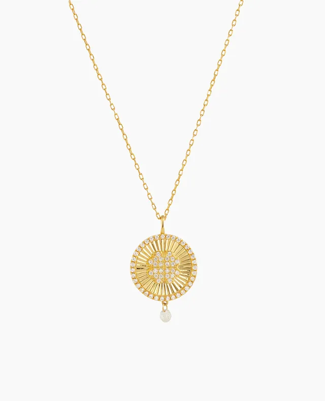 pers-e-paris-collier-porte-bonheur-tr-fle-c-leste-or-18-carats-et-diamant image 1