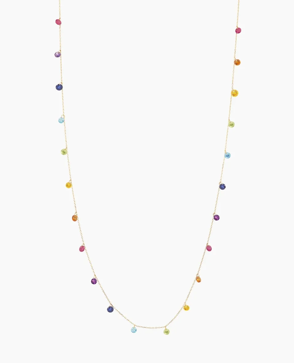 pers-e-paris-chakras-collier-vingt-deux-pierres-or-18-carats image 1