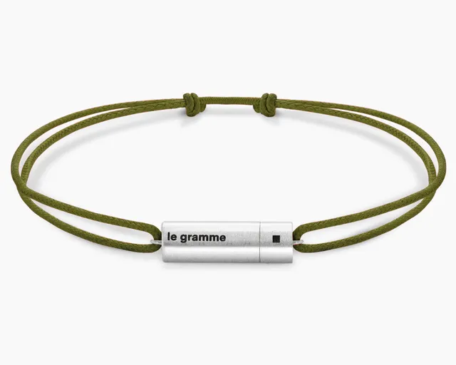 le-gramme-bracelet-cordon-c-ble-kaki-le-5g-taille-s2 image 1