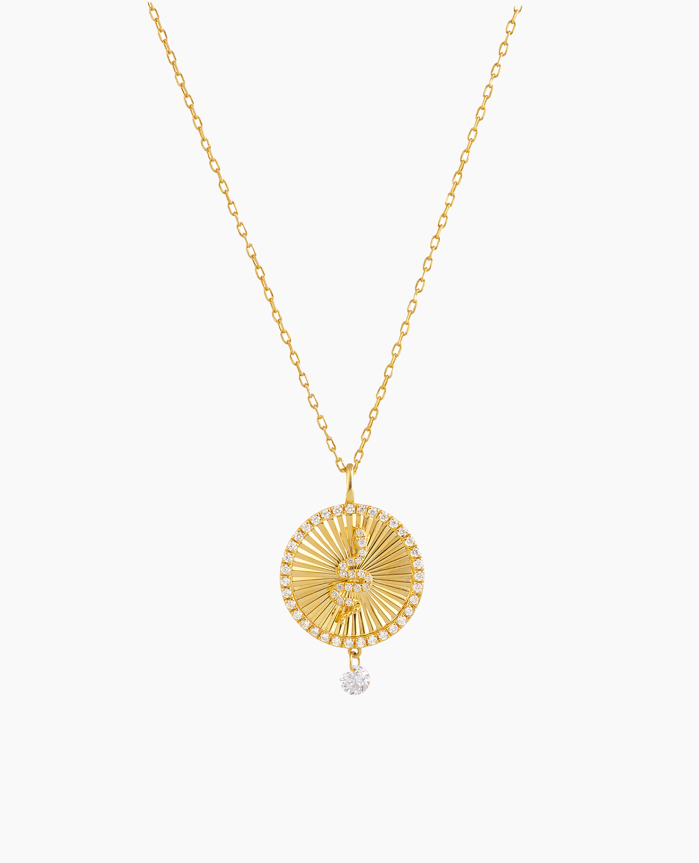 pers-e-paris-collier-c-leste-m-daillon-serpent-porte-bonheur-or-18-carats image 1