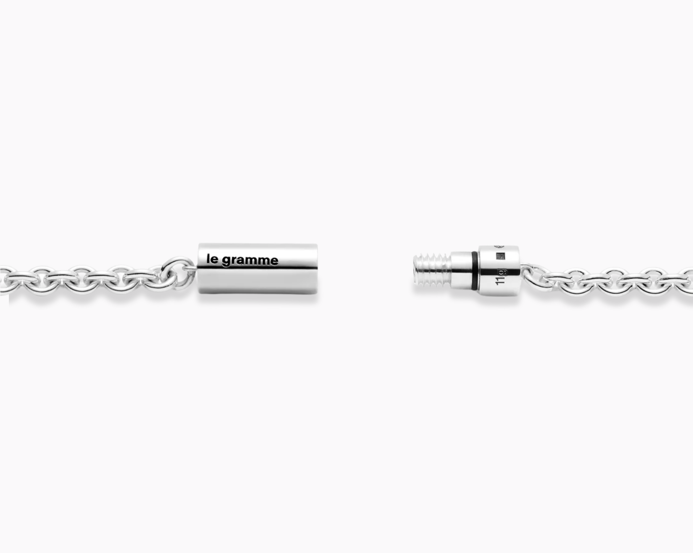 le-gramme-bracelet-c-ble-sur-cha-ne-le-11g-argent-bracelet-c-ble image 3