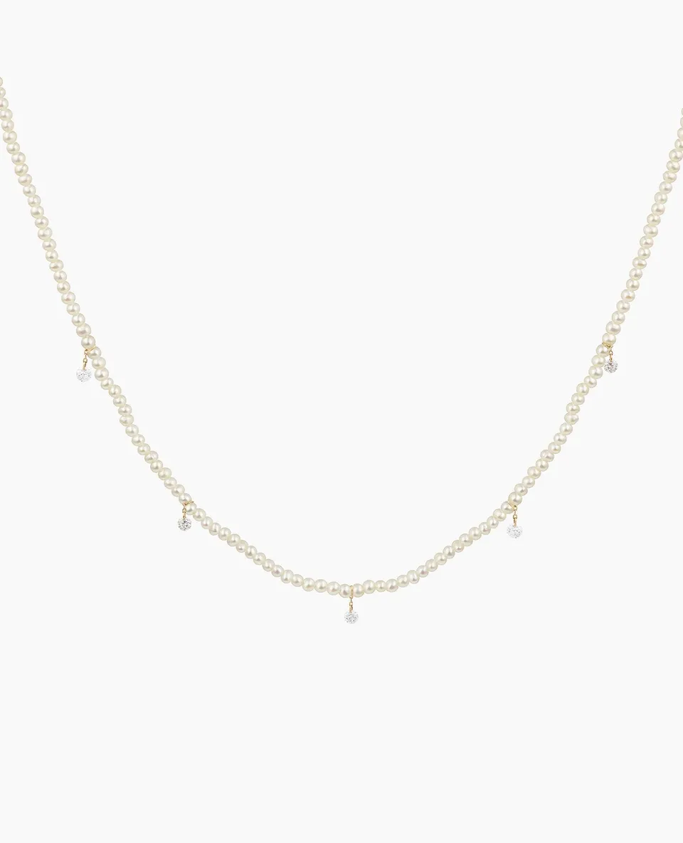 pers-e-paris-collier-aphrodite-cinq-diamants-perle-de-culture image 1