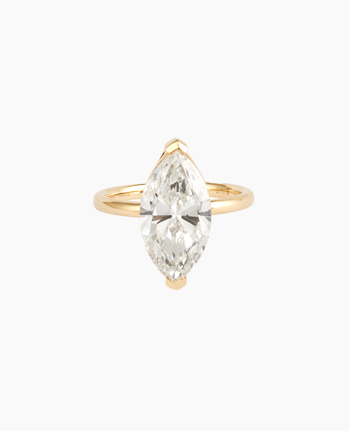 pers-e-paris-bague-bridal-marquise-or-9-carats-diamant-laboratoire image 1