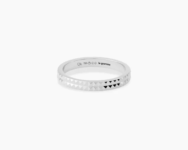 le-gramme-bague-ruban-guilloch-la-4g-or-blanc-750-poli image 1