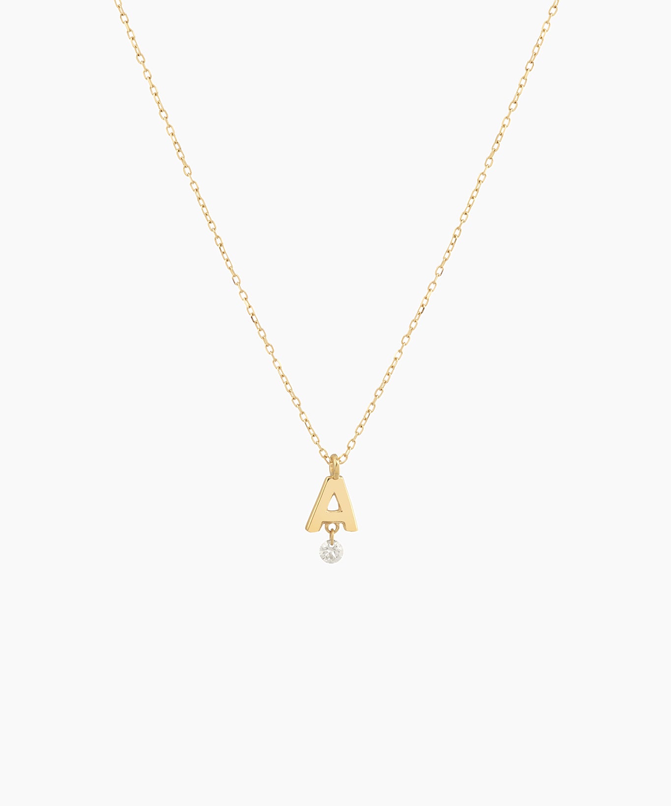 pers-e-paris-collier-alphabet-initiale-or-jaune-18-carats-diamant image 1