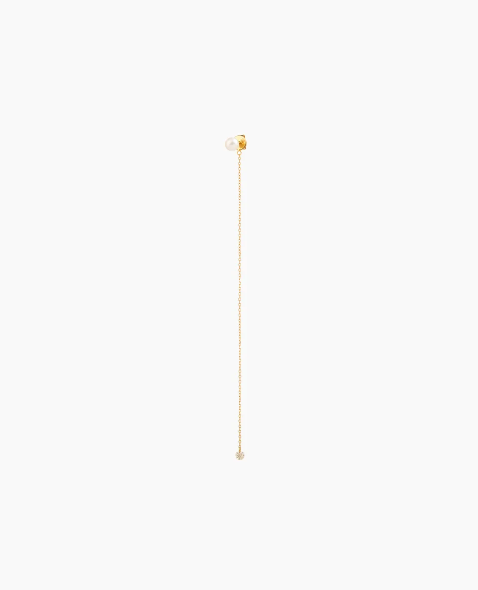 pers-e-paris-mono-boucle-d-oreille-aphrodite-perle-de-culture-cha-ne-avec-diaman image 1
