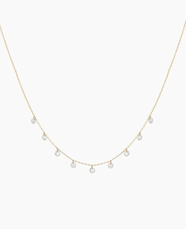pers-e-paris-collier-dana-neuf-diamants-or-18-carats-ajustable image 1