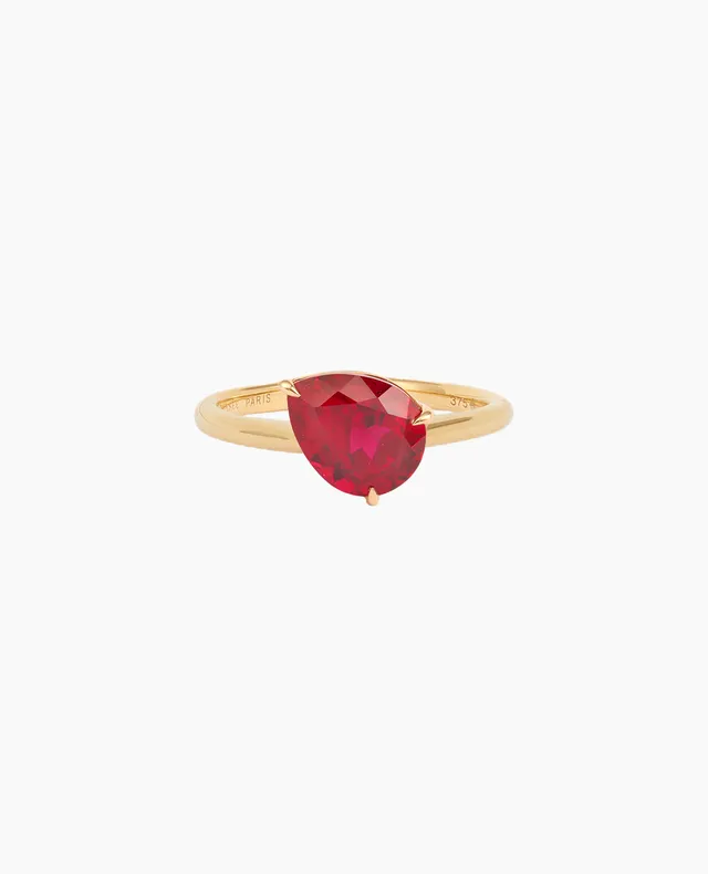 pers-e-paris-bague-iris-rubis-or-9-carats-1-carat image 1