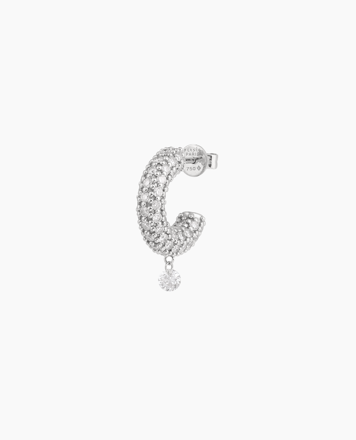 pers-e-paris-mono-boucle-d-oreille-cr-ole-pav-e-bridal-or-18-carats-diamants image 4