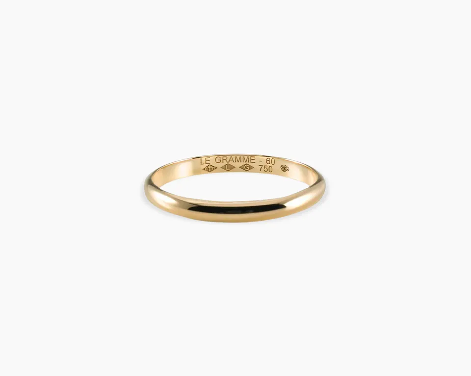 le-gramme-bague-demi-jonc-la-2g-poli-2-4mm-diamants image 1