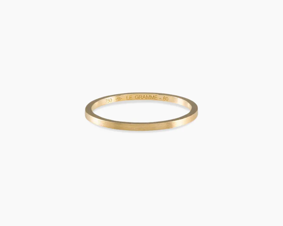 le-gramme-alliance-ruban-1-4mm-la-2g-bague-fine-bross-e-1-5mm image 1