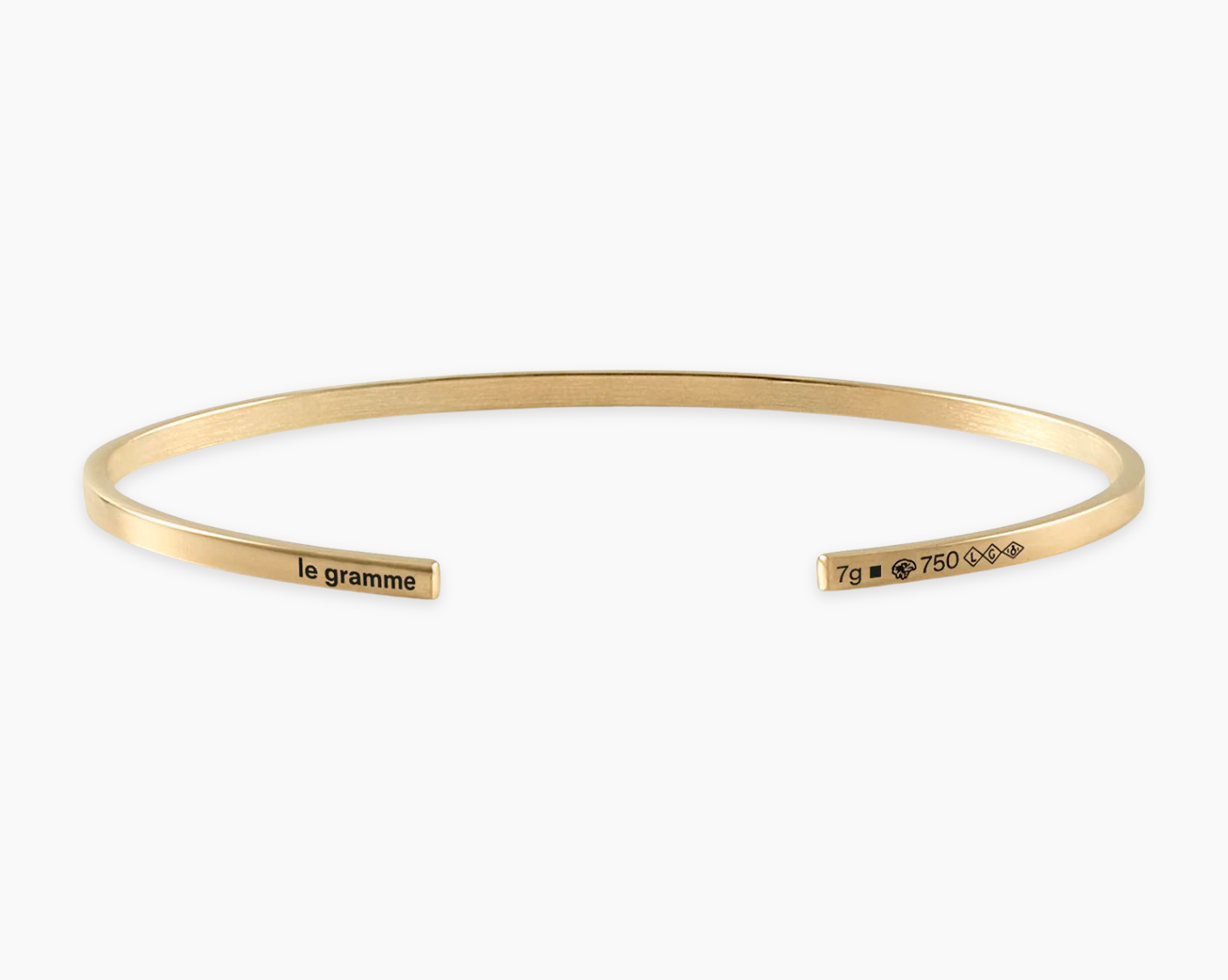 le-gramme-bracelet-ruban-le-7g-largeur-2-5-mm image 1