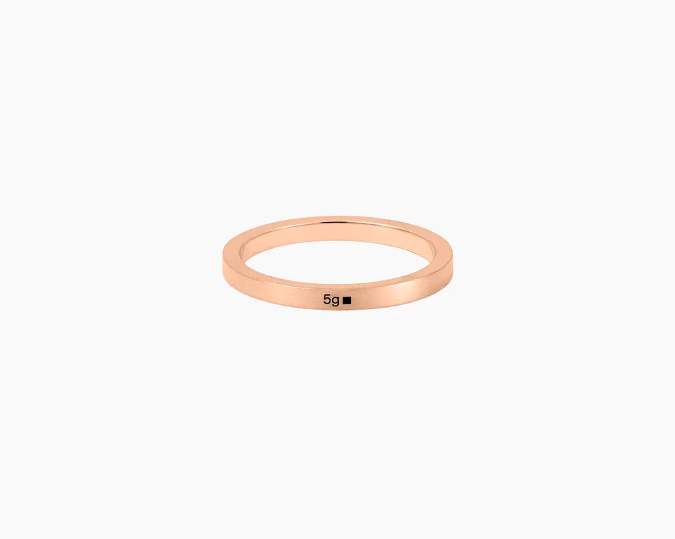 le-gramme-bague-ruban-la-5g-anneau-plat-2-3mm-collection-ruban image 1