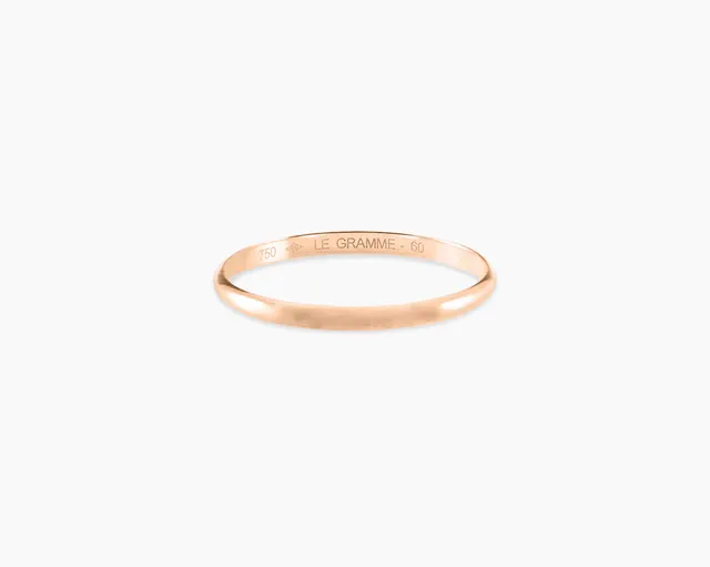 le-gramme-bague-demi-jonc-la-1g-or-rouge-750-bross image 1