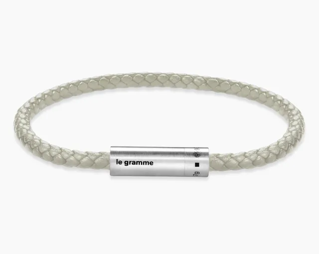 le-gramme-bracelet-c-ble-cuir-beige-le-7g-taille-s2 image 1