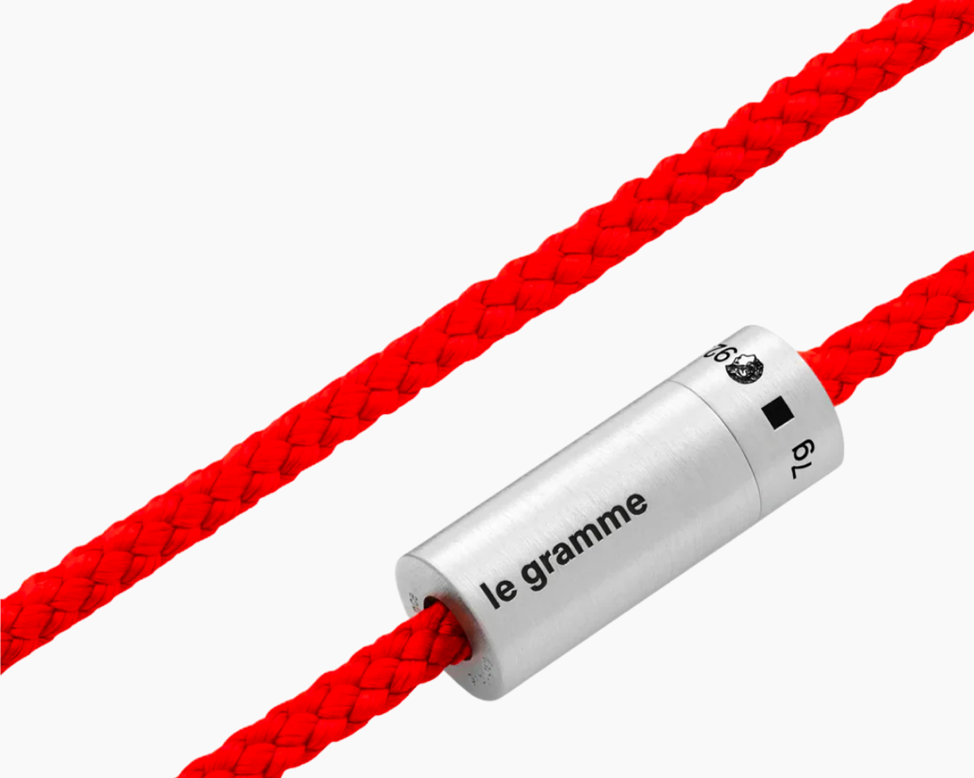 le-gramme-bracelet-c-ble-nato-rouge-le-7g-fermoir-argent image 2