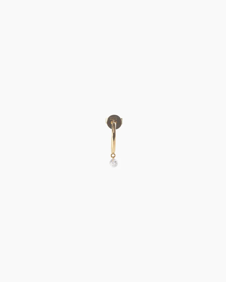pers-e-paris-cr-ole-un-diamant-or-jaune-boucle-d-oreille image 1