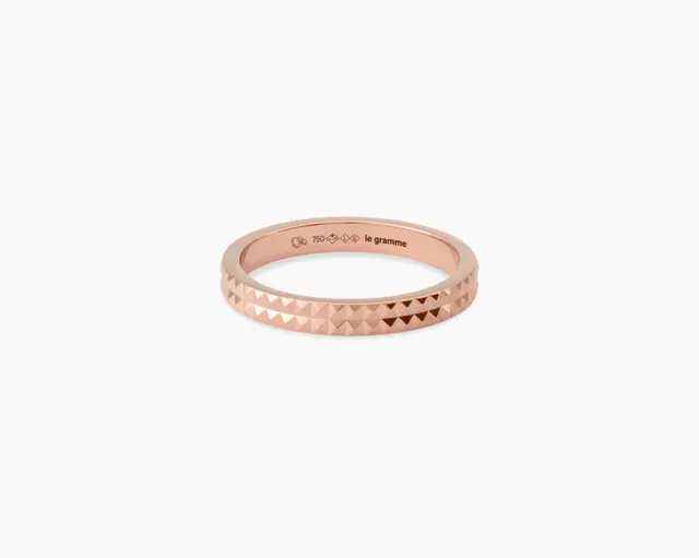 le-gramme-bague-ruban-guilloch-la-4g-or-rouge-750-3mm-2 image 1