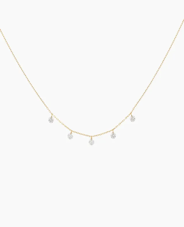 pers-e-paris-dana-collier-cinq-diamants-or-18-carats image 1