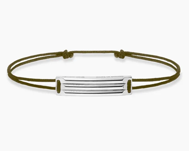 le-gramme-bracelet-cordon-kaki-godron-le-5g-taille-s2 image 1