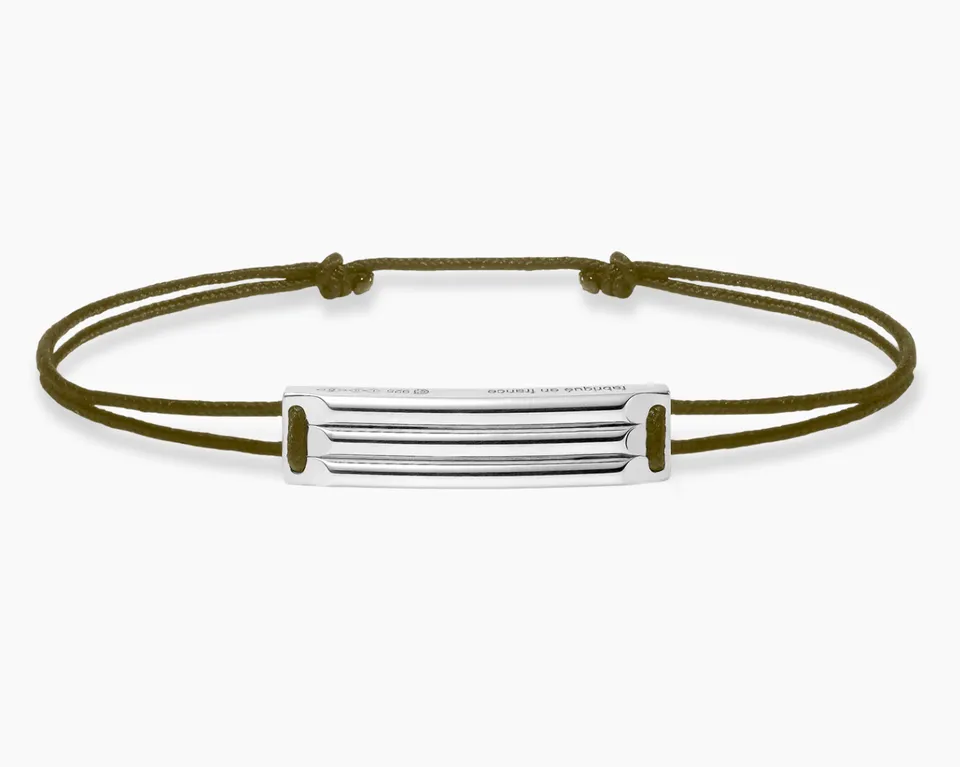 le-gramme-bracelet-cordon-kaki-godron-le-5g-taille-s2 image 1