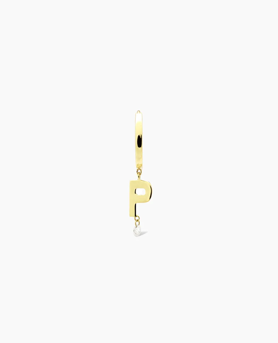pers-e-paris-alphabet-piercing-initiale-diamant-or-18-carats image 1